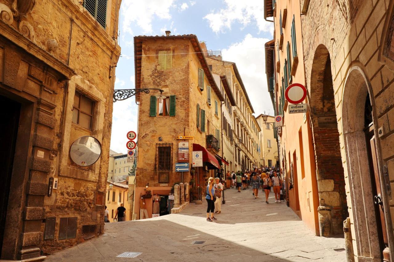 Il Palco Montepulciano, Vista Incredibile, 150Mt Da Piazza Grande Leilighet Eksteriør bilde